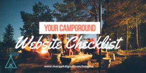 campground website checklist
