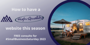 free consultations for campgrounds on small business saturday